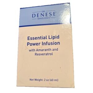 Dr. Denese Essential Lipid Power Infusion Treatment Amarinth Resveratrol New Box